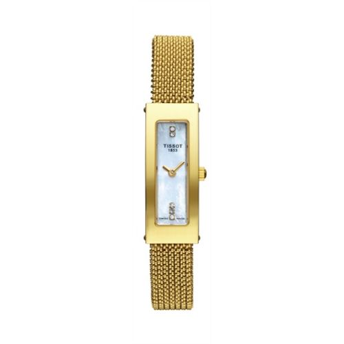 Tissot Bellflower Caree Yellow Gold / MOP / Bracelet